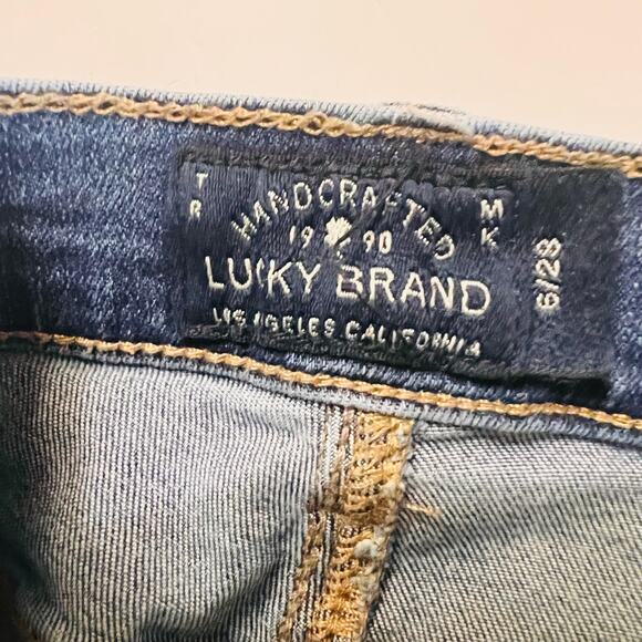 Lucky Brand Brooke Legging High Rise Jeans Size 6 Blue - Picture 4 of 11